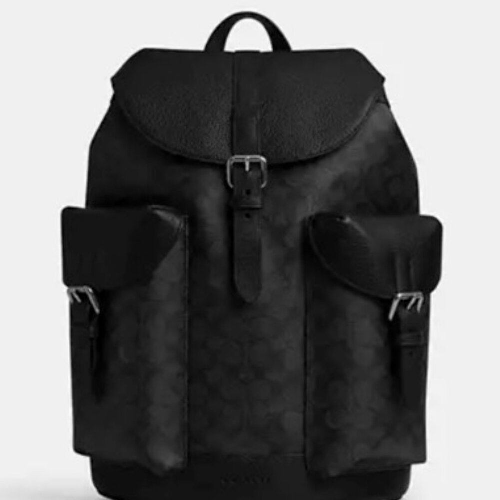 Warner Backpack In Signature Canvas